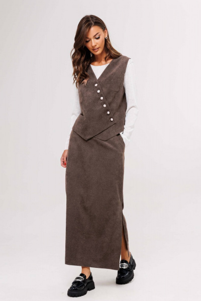 Джемпер, жилет, юбка Fantazia Mod 5268 - фото 1