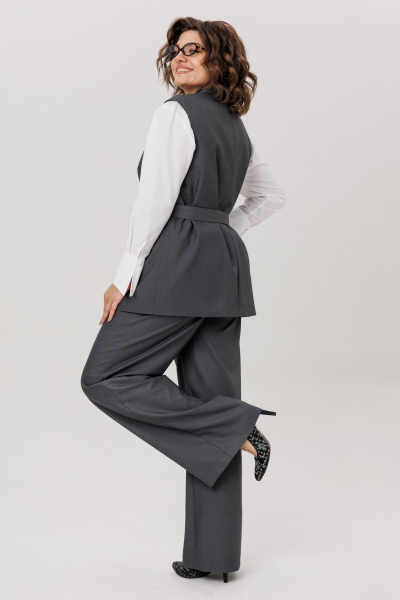 Брюки Anelli 1702 пепельный_вулкан - фото 8