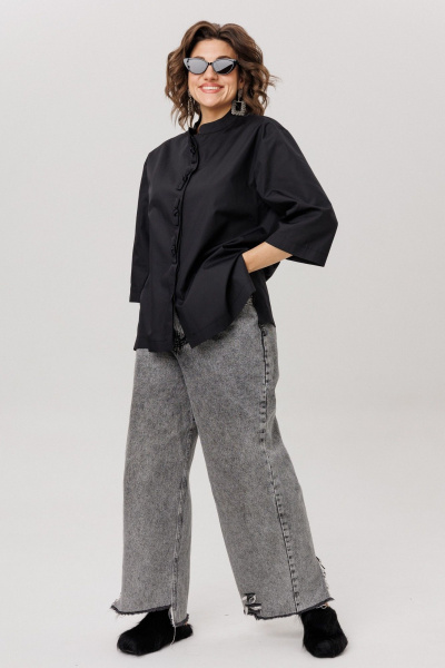 Блуза Anelli 1669 ночные_бабочки - фото 5