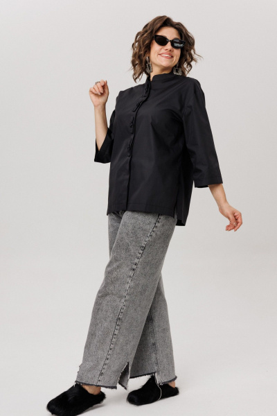 Блуза Anelli 1669 ночные_бабочки - фото 4