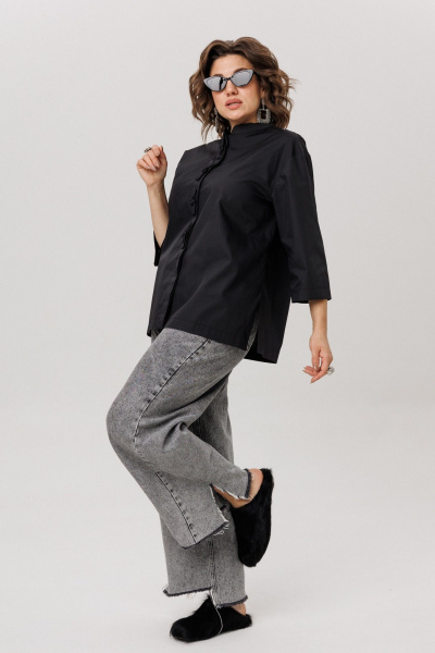 Блуза Anelli 1669 ночные_бабочки - фото 2