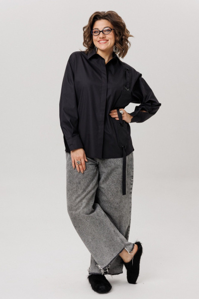 Рубашка Anelli 1674 мотылек_в_ночи - фото 9