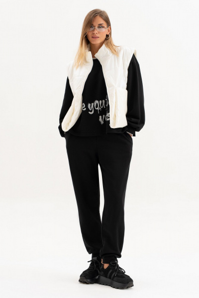 Брюки, джемпер Luna 262 черный - фото 12