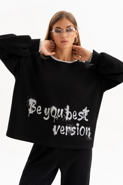 Брюки, джемпер Luna 262 черный - фото 5