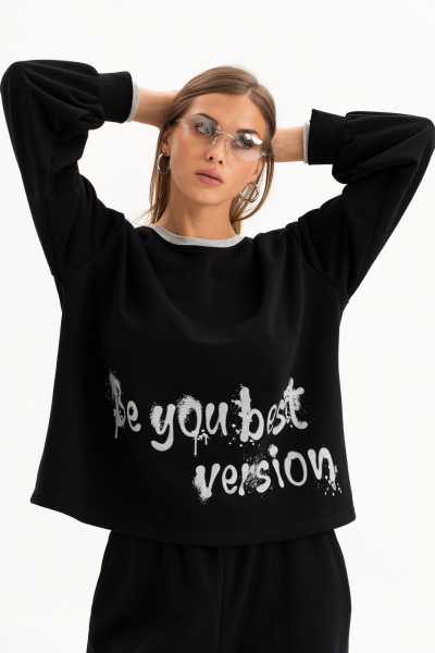 Брюки, джемпер Luna 264 черный - фото 4