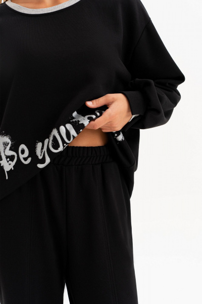 Брюки, джемпер Luna 264 черный - фото 14