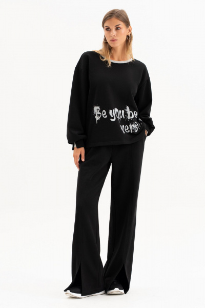 Брюки, джемпер Luna 264 черный - фото 2