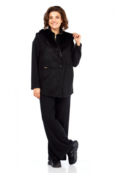 Брюки, джемпер, жилет Диомант 2127 черный - фото 11