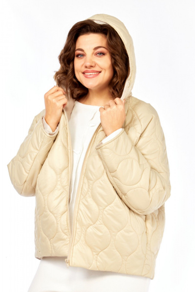 Куртка Диомант 2119 бежевый - фото 9