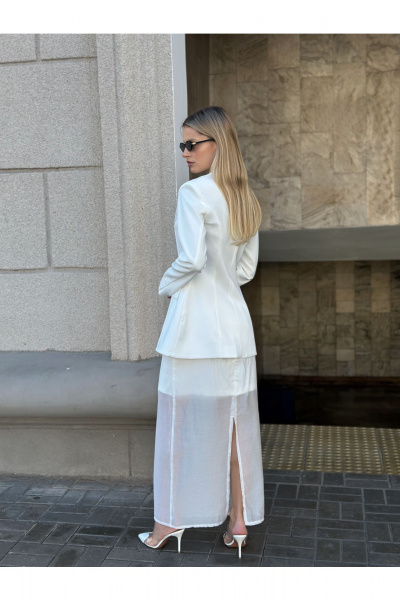 Жакет THE.WOMAN 0356 белый - фото 4