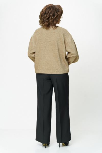 Блуза БелЭльСтиль 876-3_25_22 бежевый - фото 5