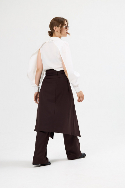 Брюки ALIN 4007 шоколад - фото 4