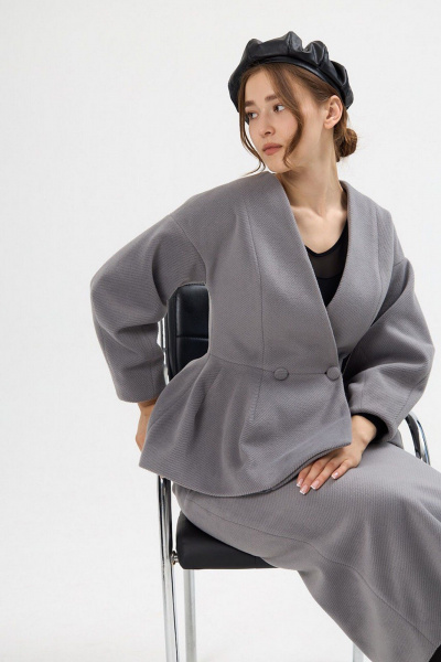 Юбка ALIN 4003 серый - фото 2