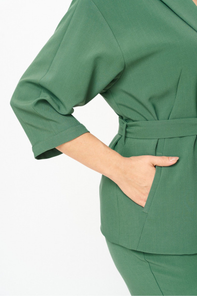 Брюки, жакет DaLi 9347.1 зелень - фото 6