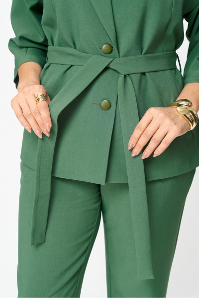 Брюки, жакет DaLi 9347.1 зелень - фото 4