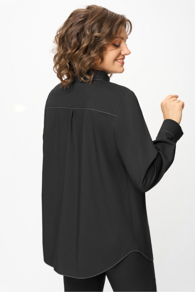Блуза DaLi 5761 чёрная - фото 5