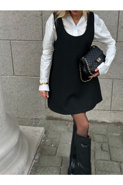 Сарафан THE.WOMAN 0361 черный - фото 5