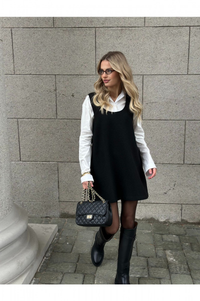 Сарафан THE.WOMAN 0361 черный - фото 2