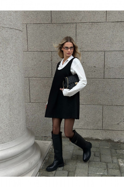 Сарафан THE.WOMAN 0361 черный - фото 1