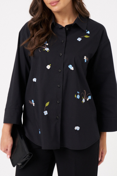 Блуза Панда 110640 черный - фото 2