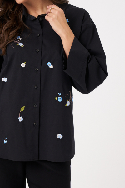 Блуза Панда 110640 черный - фото 4