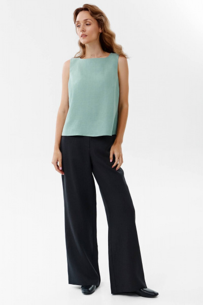 Блуза SHLOMO 3-5 бирюзовый - фото 3