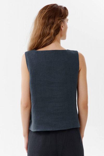 Блуза SHLOMO 3-5 темно-синий - фото 2