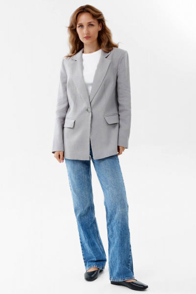 Жакет SHLOMO 6-10 серый - фото 3