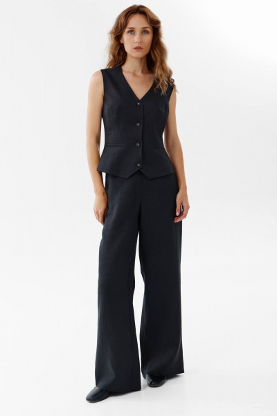 Жилет SHLOMO 6-11 черный - фото 3