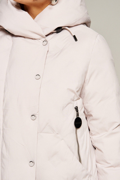 Пальто Beautiful&Free 8015 светло-серый - фото 8