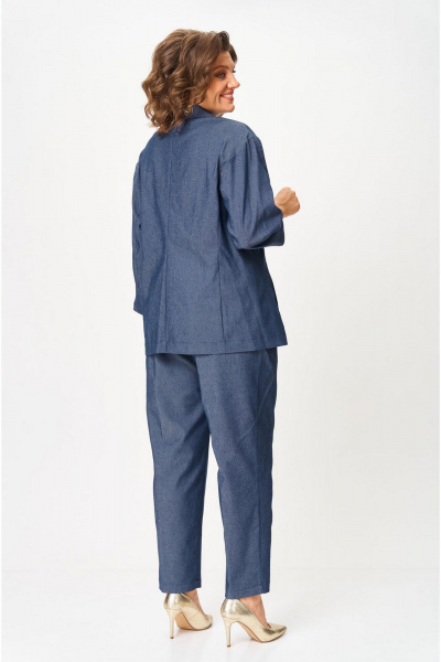 Брюки, жакет VIA-Mod 659 син_джинс - фото 7