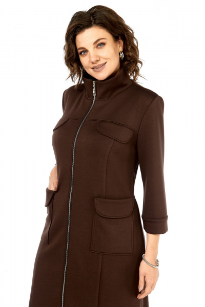 Платье Элль-стиль 2425 шоколад - фото 10