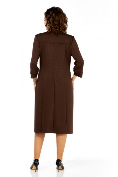 Платье Элль-стиль 2425 шоколад - фото 4