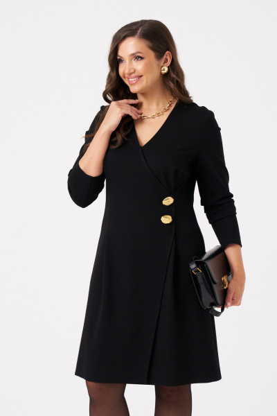 Платье Панда 112080 черный - фото 2