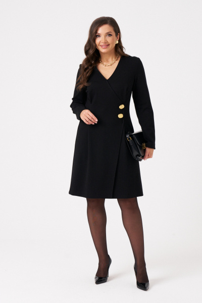 Платье Панда 112080 черный - фото 3