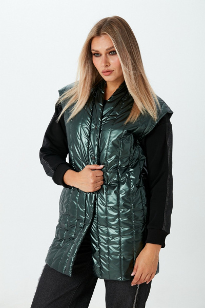 Жилет LM М156 изумрудный - фото 11