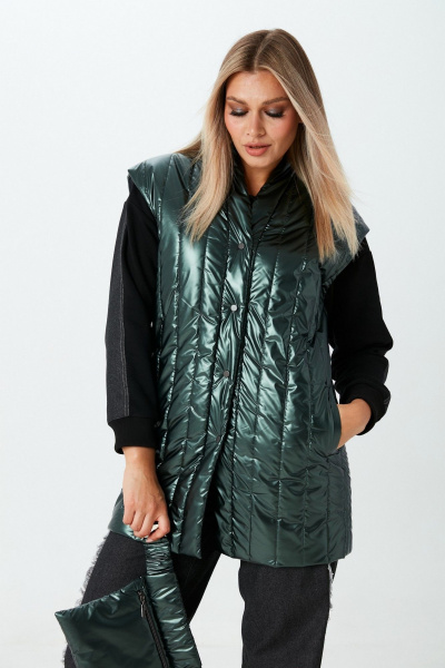 Жилет LM М156 изумрудный - фото 10