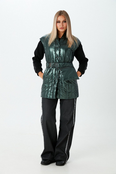 Жилет LM М156 изумрудный - фото 5