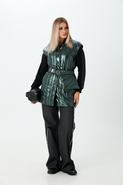 Жилет LM М156 изумрудный - фото 4