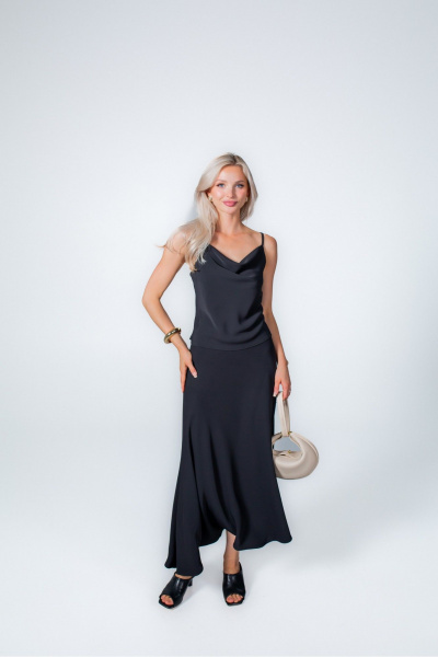 Топ, юбка MONA STYLE 25016 черный - фото 9