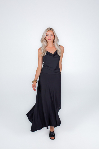 Топ, юбка MONA STYLE 25016 черный - фото 6