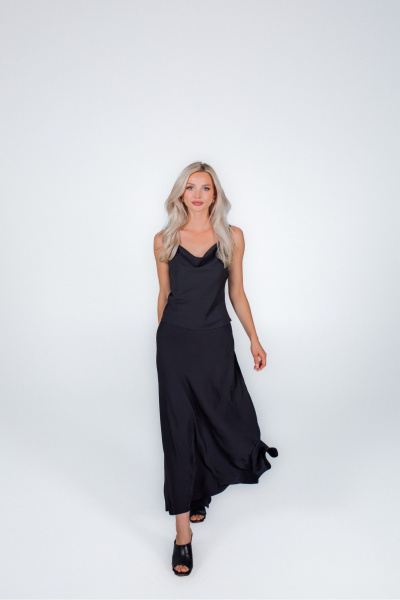 Топ, юбка MONA STYLE 25016 черный - фото 5