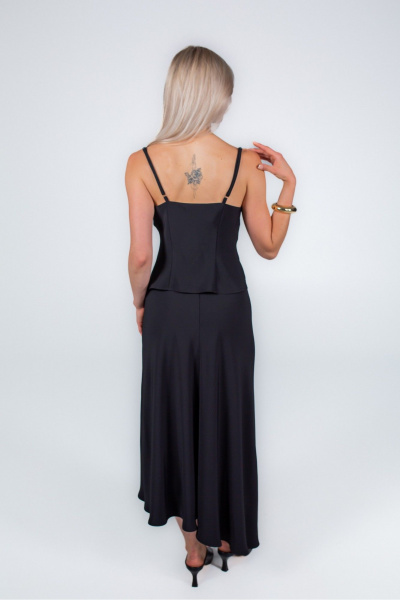 Топ, юбка MONA STYLE 25016 черный - фото 2