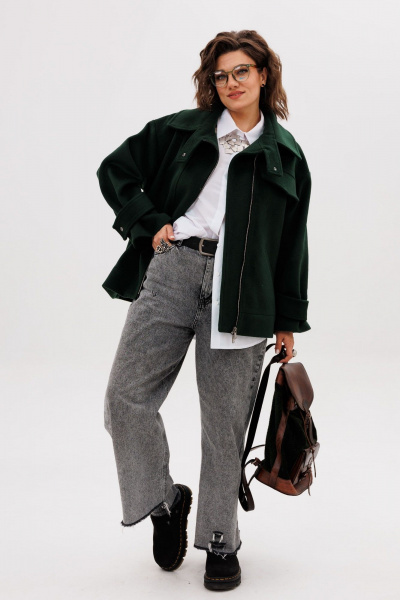 Жакет Anelli 1473 изумрудный_лес - фото 9
