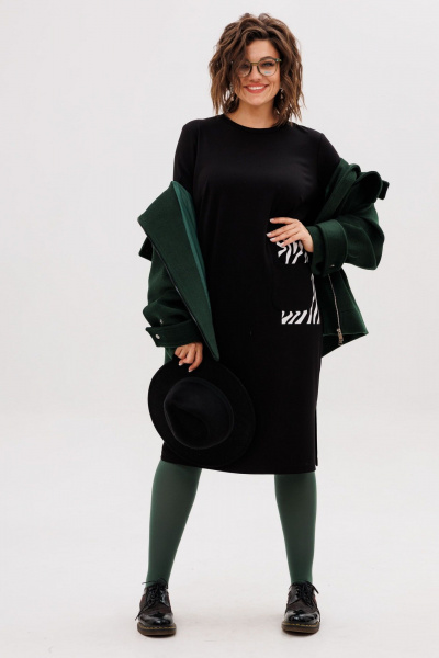 Жакет Anelli 1473 изумрудный_лес - фото 8