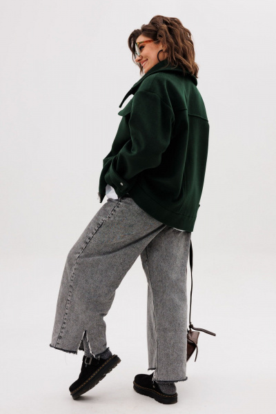 Жакет Anelli 1473 изумрудный_лес - фото 4