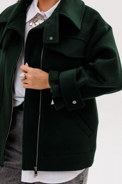 Жакет Anelli 1473 изумрудный_лес - фото 3
