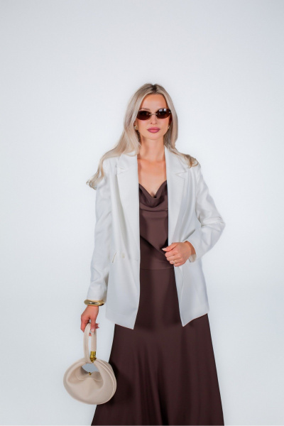 Жакет MONA STYLE 20030/1 белый - фото 1