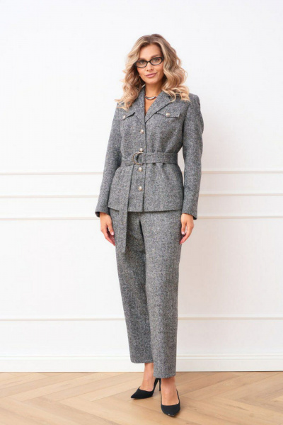 Брюки, жакет AMUARt 1080 серый - фото 1