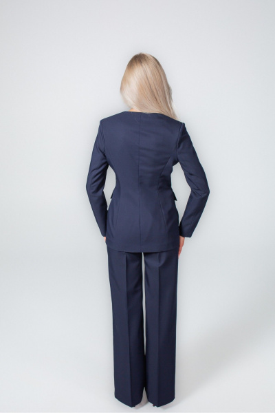 Брюки, жакет MONA STYLE 24001 темно-синий - фото 6